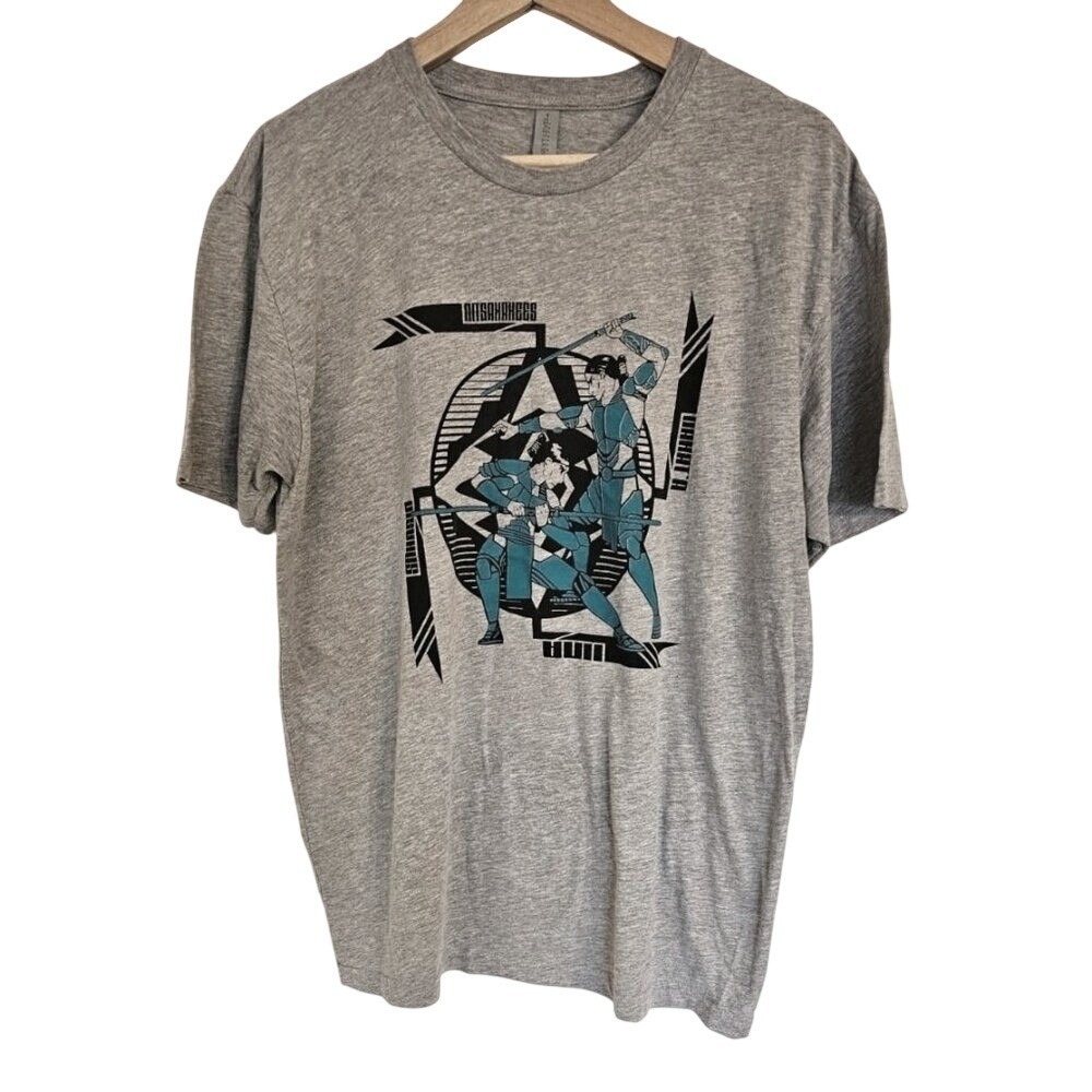 Next Level t-shirt men's size large Ninja Gray short sleeve‎